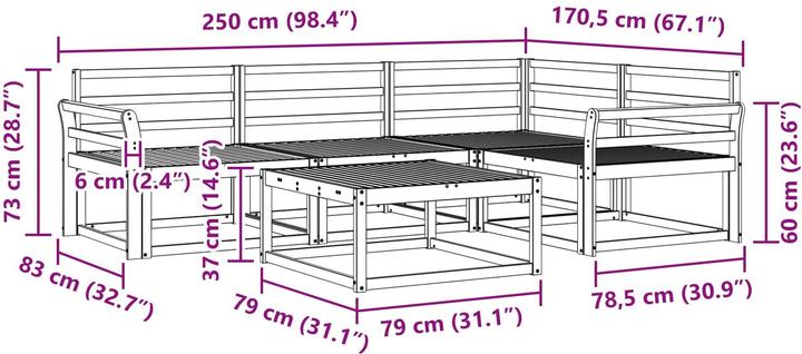 Produktbild vidaXL Outdoor-Sofagarnitur