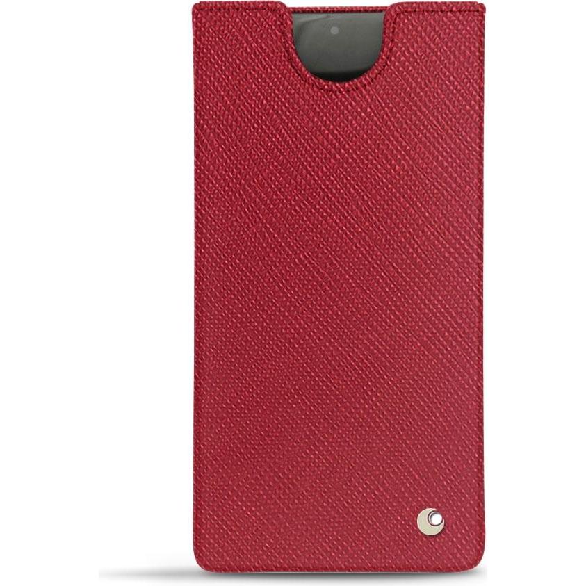 Noreve Lederschutzhülle (Samsung Galaxy Note 10), Smartphone Hülle, Rot