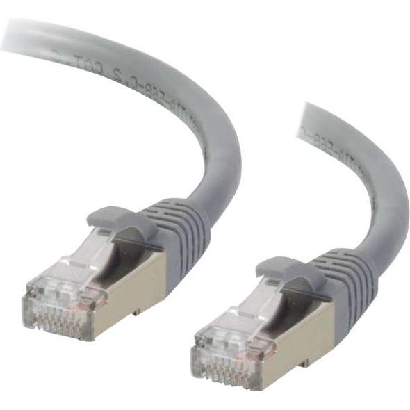 C2G Cat6a Booted Shielded (SSTP) Network Patch Cable (S/FTP, CAT6a, 15 m), Netzwerkkabel