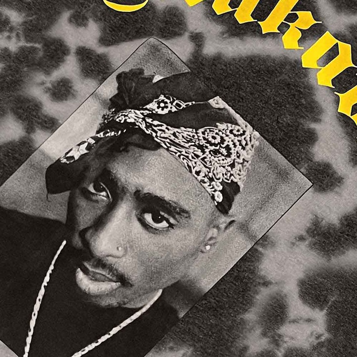 Immagine prodotto Tupac Shakur Maglietta unisexe adulte Makaveli Tie Dye (L)