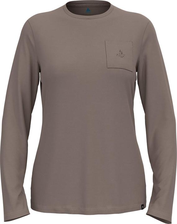 Actual product image Odlo T-shirt crew neck l/s MERINO 200 POCKET (S)