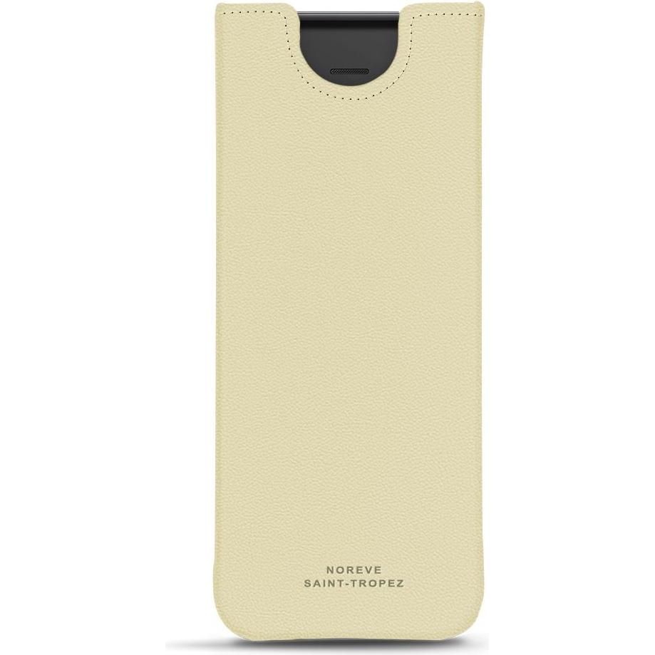 Noreve Lederschutzhülle (Samsung Galaxy Fold), Smartphone Hülle, Beige