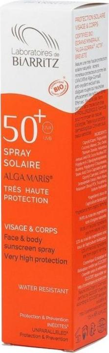 Immagine prodotto Laboratoires de Biarritz Spray solare (Spray solare, SPF 50, 100 ml, 149 g)