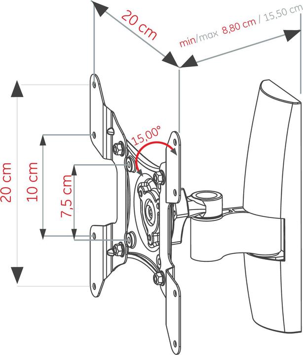 Produktbild Ultimate RX-202S (Wand, 40", 22 kg)