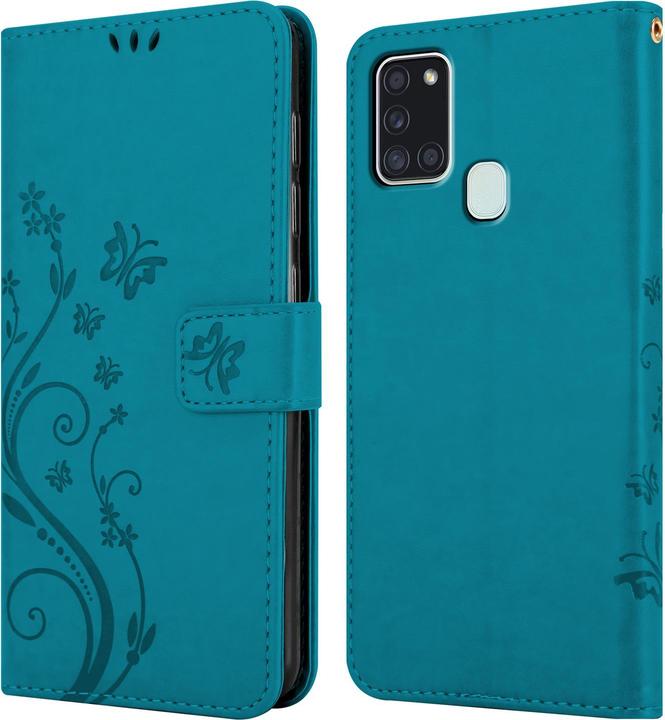 Produktbild Cadorabo Flower Book Cover (Samsung Galaxy A21s)