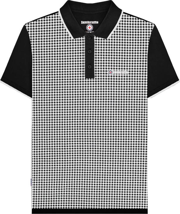 Immagine prodotto Lambretta Maglietta Polo Grande e Alto Percalle, a Quadretti Stampa su intera superficie Uomo (3XL)