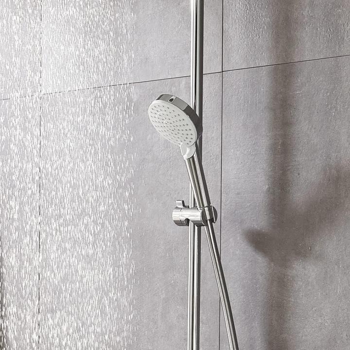 Produktbild hansgrohe HG Handbr RAINDANCE SELECT S 120 3jet DN 15, EcoSmart Version weiss/chrom (3 Strahlarten, 9 l/min)