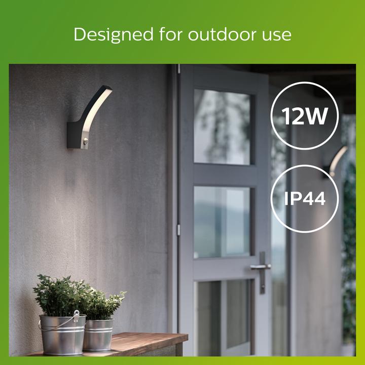 Actual product image Philips Splay wall lamp (1200 lm, IP44)