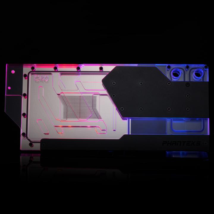 Immagine prodotto Phanteks Blocco acqua Glacier G40 RTX 4080/90 con piastra posteriore per Gigabyte, D-RGB - nero