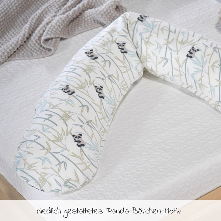 Produktbild Theraline Stillkissen "Das Original" mit Polyester Hohlfaser Füllung inkl. Bezug 190 cm (190 cm)