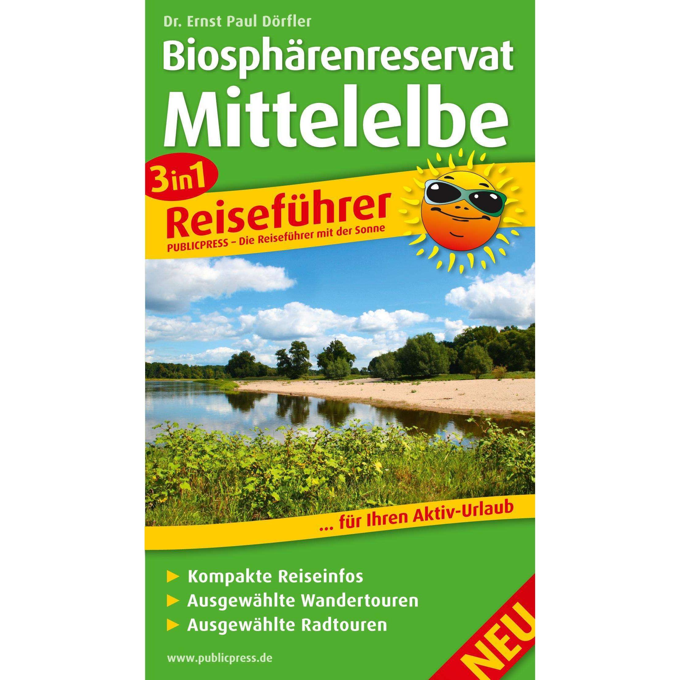 3in1-Reiseführer Biosphärenreservat Mittelelbe, Ratgeber von Ernst P. Dörfler