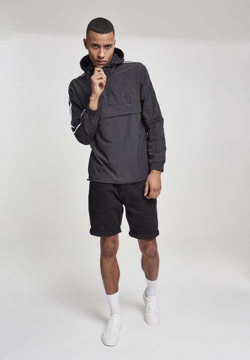 Actual product image Urban Classics Crinkle Nylon Pull Over Jacket (L)