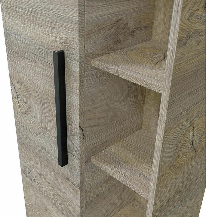 Image du produit CaliCosy Colonne suspendue 1 porte avec 5 niches de rangement H135 cm (51 x 25 x 135 cm)