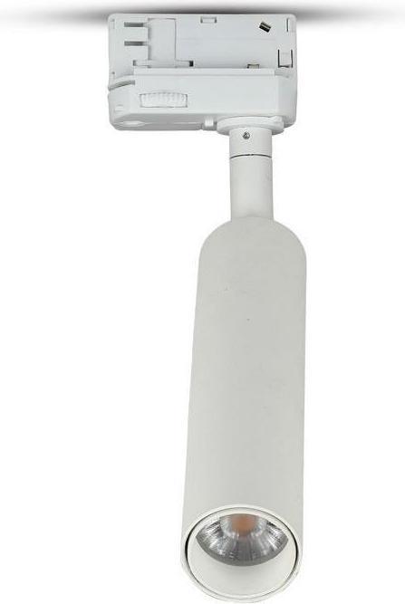 Actual product image V-TAC VT415W 15W LED Track Light SAMSUNG Chip White Housing 5000K (1200 lm)