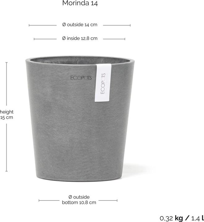 Produktbild Ecopots Morinda (14 cm)