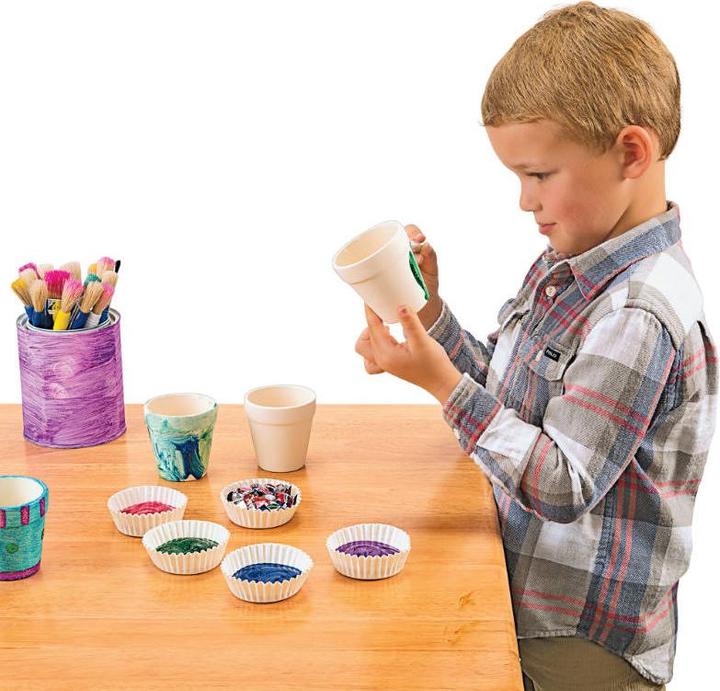 Produktbild Colorations Farben – Dekorieren Sie Ihren eigenen Blumentopf aus Keramik. 12er-Set