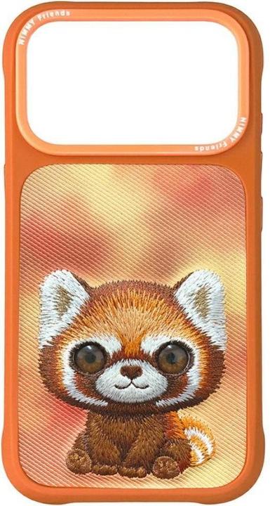 Etuui Case Nimmy Big Eyed Pet 2.0 Raccoon for iPhone 17 Pro Max orange (Apple iPhone 17 Pro Max)