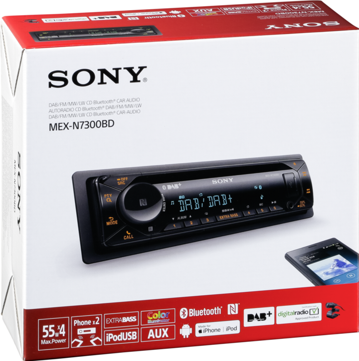 Produktbild Sony MEX-N7300BD (Apple Carplay)