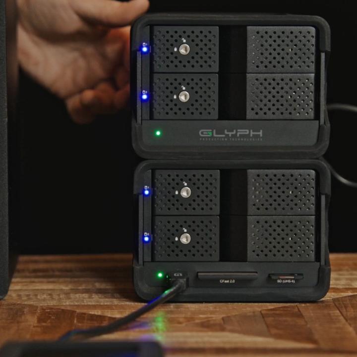 Actual product image Glyph Blackbox PRO RAID 28TB, Enterprise Class, USB-C (3.1, Gen 2) (28 TB)