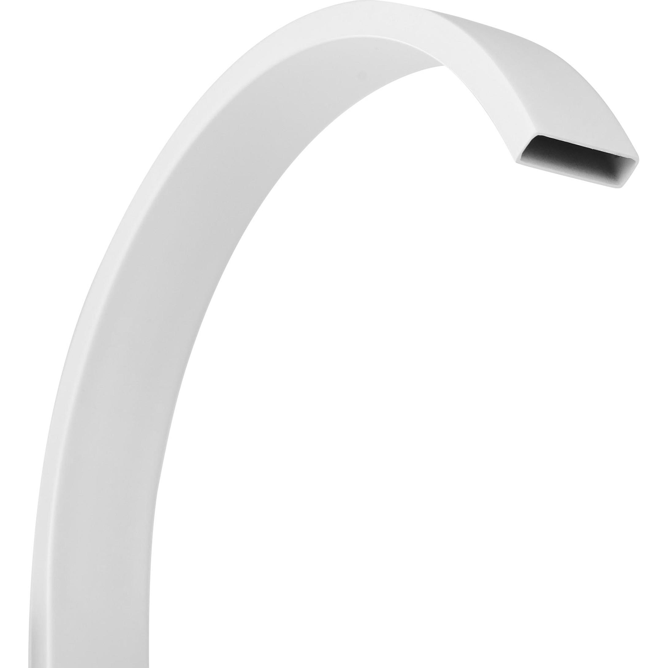 Beliani, Badarmatur, Wannenarmatur freistehend Messing weiss RIBBON
