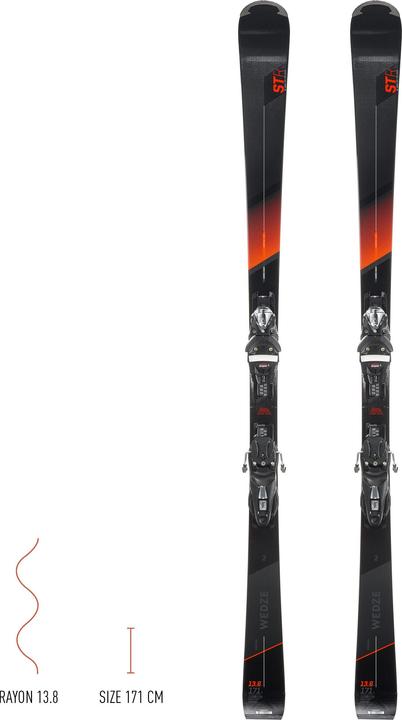 Actual product image Wedze BOOST 900 (171 cm, With binding)