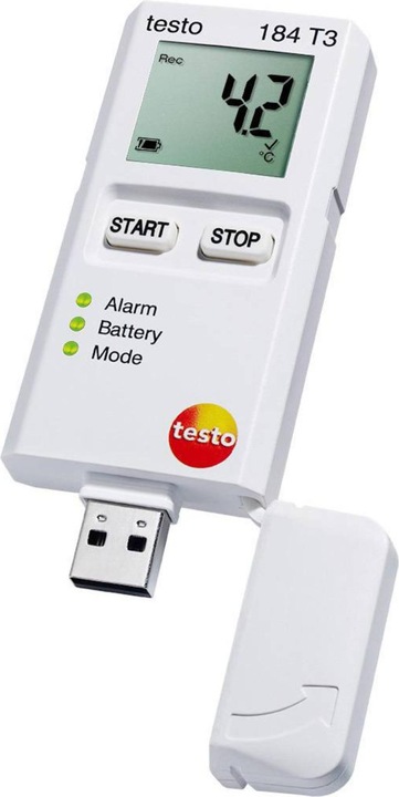 Produktbild Testo 184 T3 - Temperaturdatenlogger für Transportüberwachung (Thermometer)