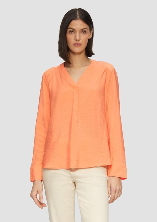 Actual product image S.Oliver Bluse Strukturierte Bluse mit V-Ausschnitt (48)