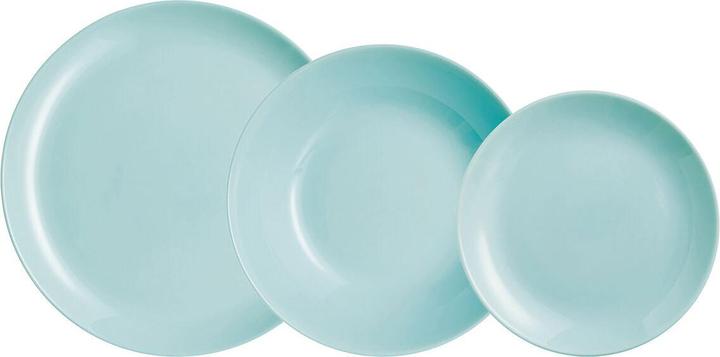 Luminarc Geschirr Diwali Turquesa Glas 18 Stücke (18 pcs)