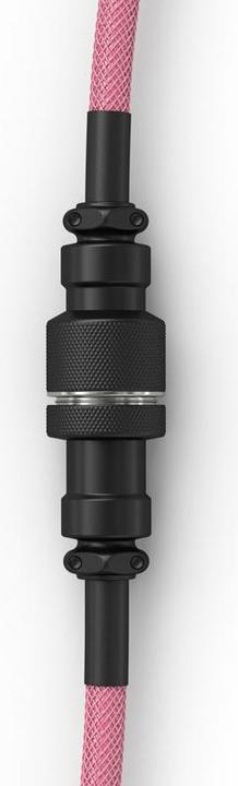 Produktbild Glorious PC Gaming Race Coiled Cable Prism Pink, USB-C auf USB-A Spiralkabel (1.37 m, USB 2.0)