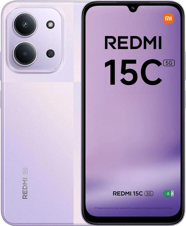 Produktbild Xiaomi Redmi 15C 5G 4+256GB Dusk Purple (256 GB, Violett, 6.90", Hybrid Dual SIM, 5G)