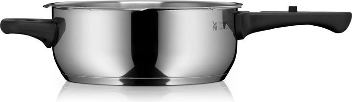 Produktbild WMF Schnellbratpfanne 3l Schnellkochtopf ohne Deckel Perfect Induktion Edelstahl (Dampfkochtopf, Edelstahl, 22 x 10.50 cm)