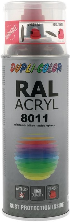 Image du produit Dupli-Color Peinture acrylique brillant RAL 8011 brun noisette (Noix marron, 0.40 l)