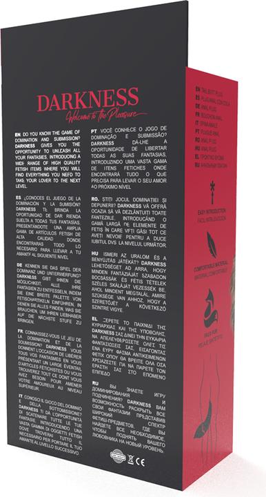 Image du produit Darkness Plug anal en silicone avec queue