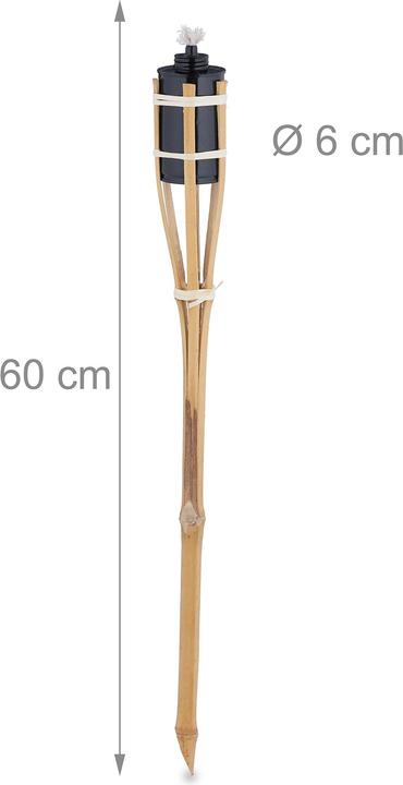 Actual product image Relaxdays 10x Garden Torch
