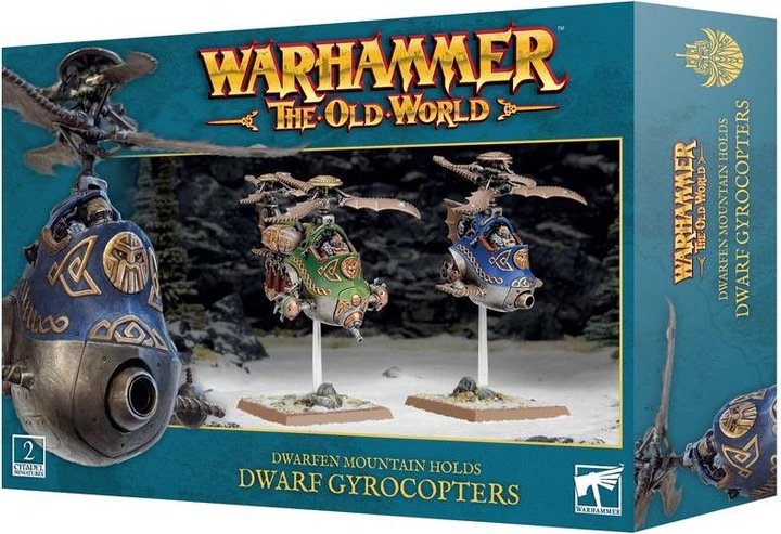 Image du produit Games Workshop Warhammer ToW - La montagne Dwarfen abrite des gyrocoptères et des gyrobombardiers (Matières plastiques)