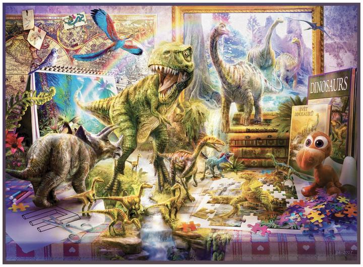 Actual product image Anatolian 1067 puzzle 1000 pcs. Dinosaurs come to life by Jan Patrik (1000 pieces)