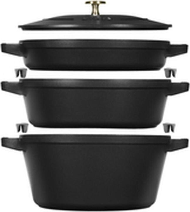 Image du produit Staub Cocotte (24 cm, Ensemble de casseroles et de poêles de cuisson, Fonte)