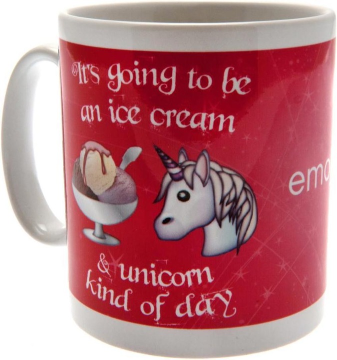 Image du produit Emoji Tasse à café Licorne (300 ml, 1 x)