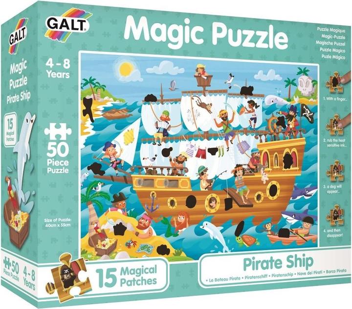 Actual product image GALT Magic Puzzle - Pirate Ship (31000146)
