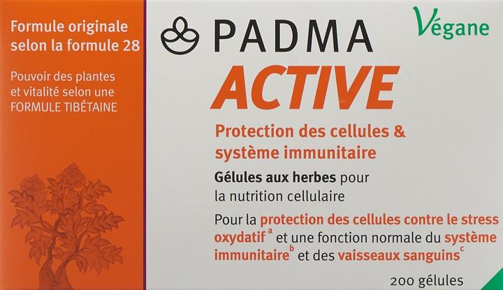 Valori nutrizionali e ingredienti Padma Attivo (200 pz., Pillole)