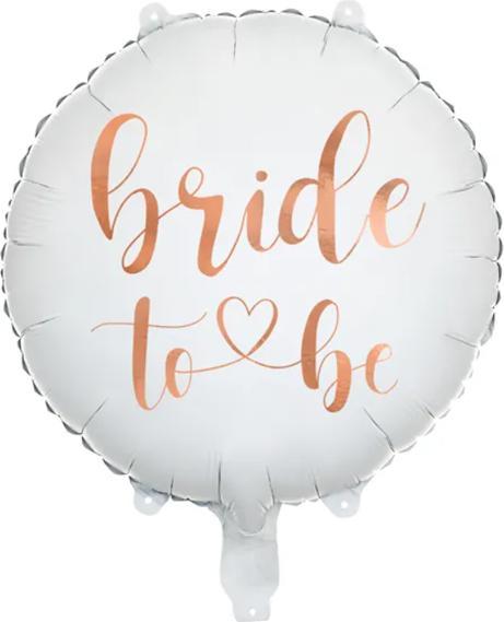 Image du produit Partydeco Ballon en plastique Bride to be vide (1 x)