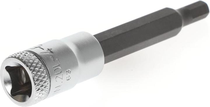 Produktbild Gedore IN 20 L 4-60 Schraubendrehereinsatz 1/4" lang Innen-6-kant 4 mm (4 mm)