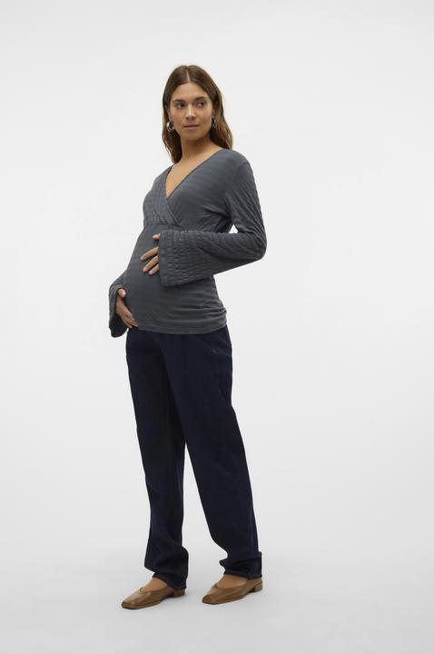 Produktbild Mamalicious Normal geschnitten V-Ausschnitt Top Bluse (XL)