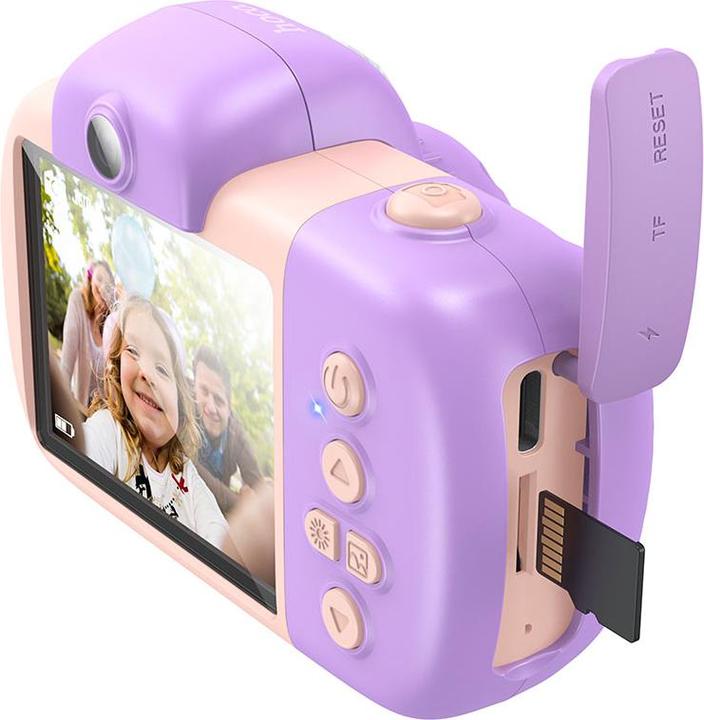 Produktbild Hoco Headphone with microphone digital kids camera DV201 pink