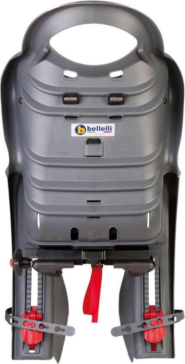 Actual product image Bellelli Bike Seat Back Child Mr Foxclamp Grey