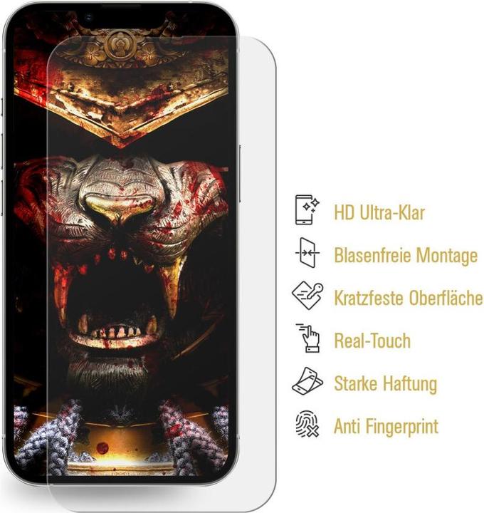 Produktbild Protectorking 3x 9H Panzerglas flexibel HD Klar (3 Stück, Apple iPhone 13)