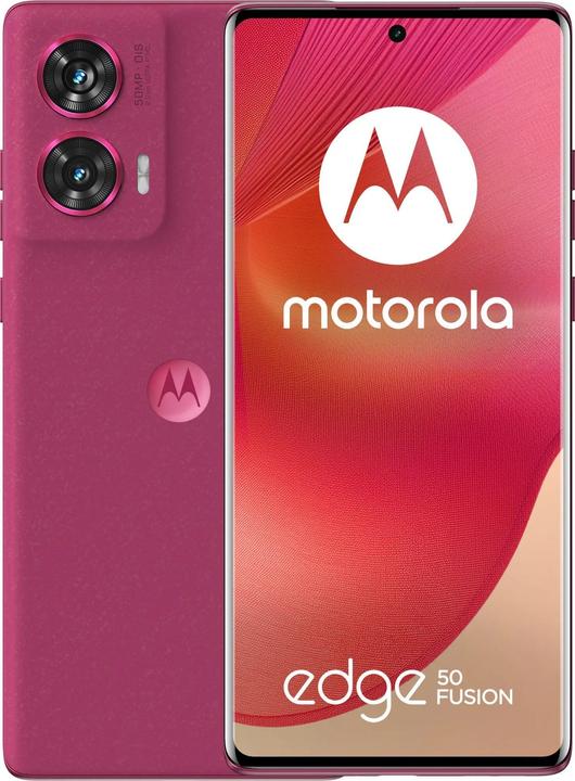 Produktbild Motorola Edge 50 Fusion (256 GB, Hot Pink, 6.70", Dual SIM, 5G)
