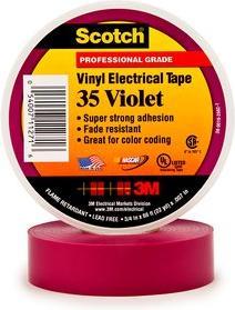 Image du produit 3M Ruban isolant Scotch® 35 Violet (19 mm)