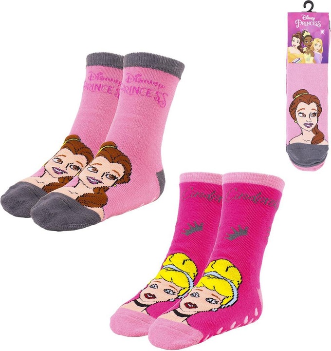 Produktbild Disney Anti-Rutsch-Socken 2 Stück Prinzessin (27, 30)