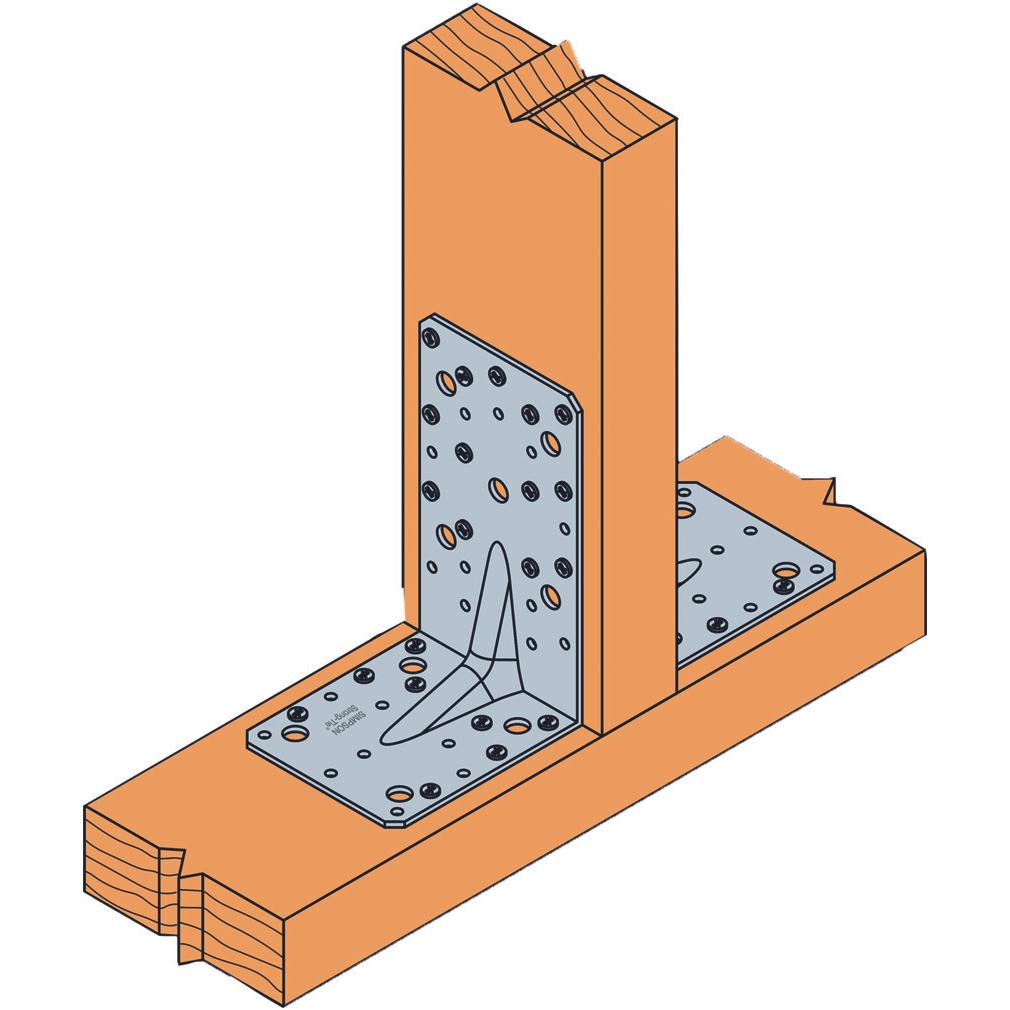 Thumbnail - Simpson Sst, Baubeschläge + Holzverbinder, 8687217+18 (Winkelverbinder, 1 Stk.)
